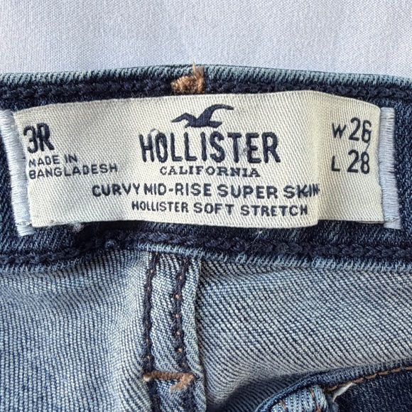 Hollister Curvy Mid-Rise Super Skinny Jeans - Picture 5 of 5